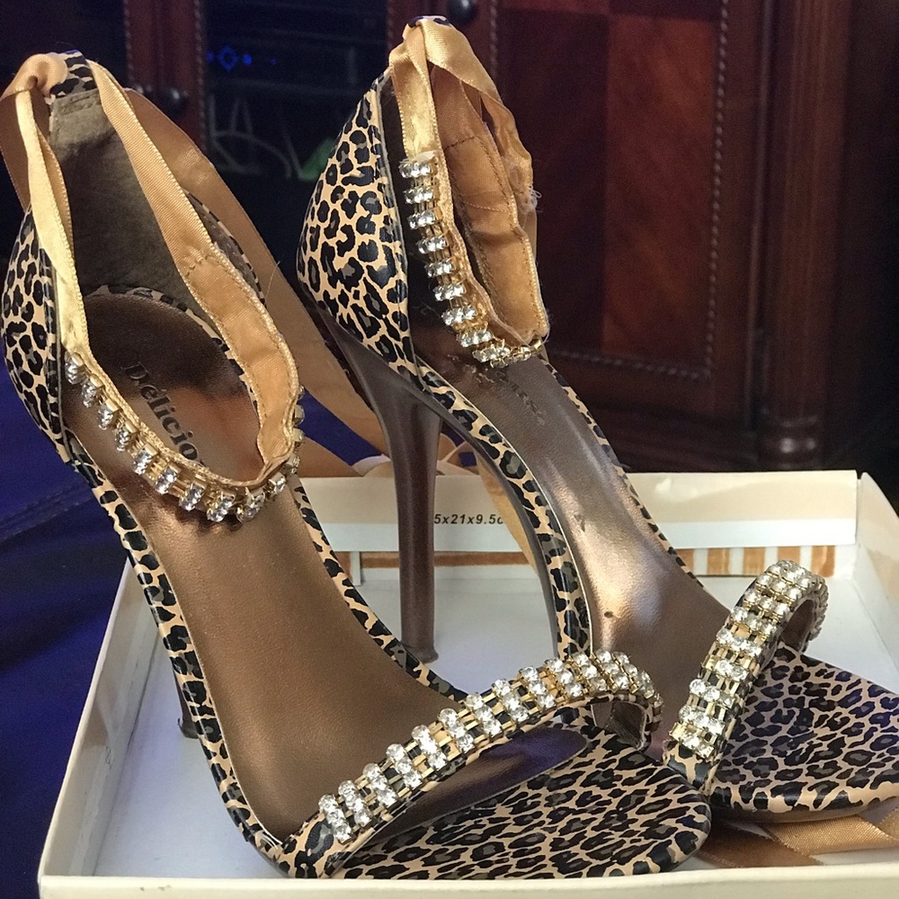 Leopard stilettos/ Heels